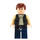 LEGO Han Solo с Черно Жилетка с Pockets и Dark Син Крака с Гладка коса Минифигурка