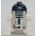 LEGO R2-D2 с Апартамент Сребро Глава Минифигурка с лавандулови точки