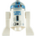 LEGO R2-D2 с Medium Stone Сив Глава Минифигурка