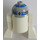 LEGO R2-D2 с Medium Stone Сив Глава Минифигурка