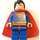 LEGO Superman с Червени очи На Reverse и Stretchy нос Минифигурка