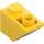 LEGO Жълто Наклон 1 x 2 (45°) Обърнат (3665)