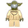 LEGO Yoda с Olive зелено Skin и Голям Robe Creases Минифигурка