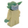 LEGO Yoda с Пясъчно зелено Skin и Сив коса Минифигурка