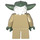 LEGO Yoda с Пясъчно зелено Skin и Бяло коса Минифигурка